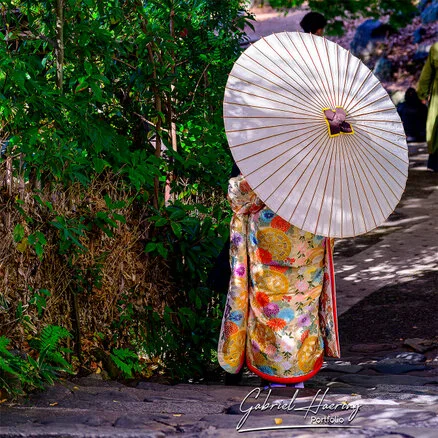 Locals interacting at a market stall